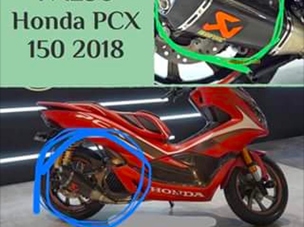 Knalpot Yoshimura Berlogo Akrapovic di PCX Modifikasi Ini Asli, Dibeli dari Amerika Knalpot Yoshimura Berlogo Akrapovic di PCX Modifikasi Ini Asli, Dibeli dari Amerika