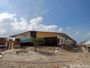 Penampakan Shelter di Kampung Akuarium yang sudah Capai 50 Persen