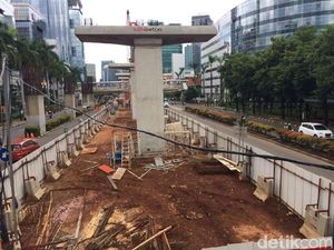 Konstruksi LRT Jabodebek Tetap Jalan, Tapi Non Layang