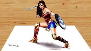 Keren! Superhero 3 Dimensi Ini Dibuat Cuma Pakai Pensil