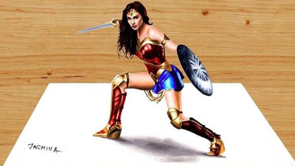 Keren! Superhero 3 Dimensi Ini Dibuat Cuma Pakai Pensil