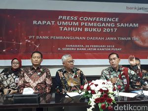Hingga Mei, Laba Bersih Bank Jatim Capai Rp 612 Miliar Hingga Mei, Laba Bersih Bank Jatim Capai Rp 612 Miliar