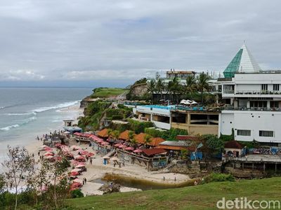 Foto: Pantai di Bali yang Menyempit