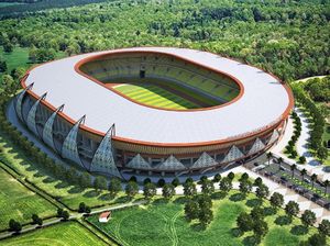 Stadion Megah Papua Ini Dibangun Di Antara Bukit