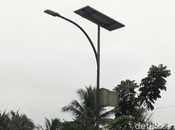 Puluhan PJU di Jalan Nasional Ciamis Rusak