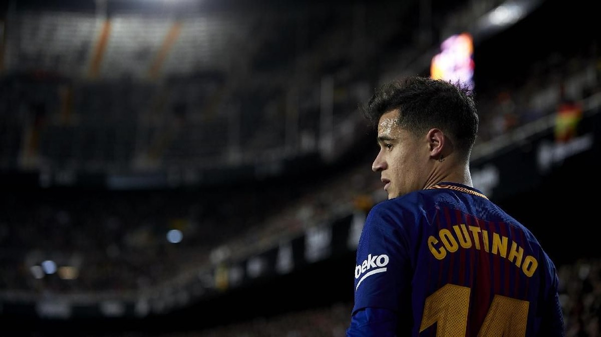 Philippe Coutinho di semifinal Copa del Rey bersama Barcelona (Foto: Manuel Queimadelos Alonso/Getty Images)