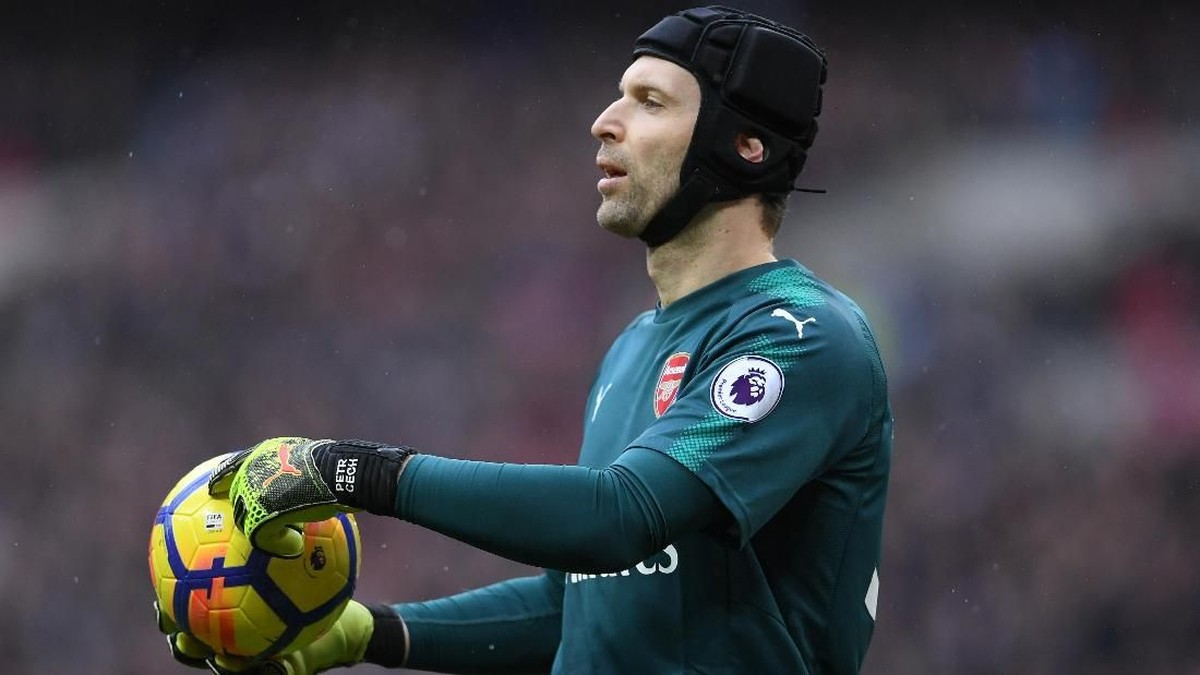 Petr Cech, kiper Arsenal (Laurence Griffiths/Getty Images)