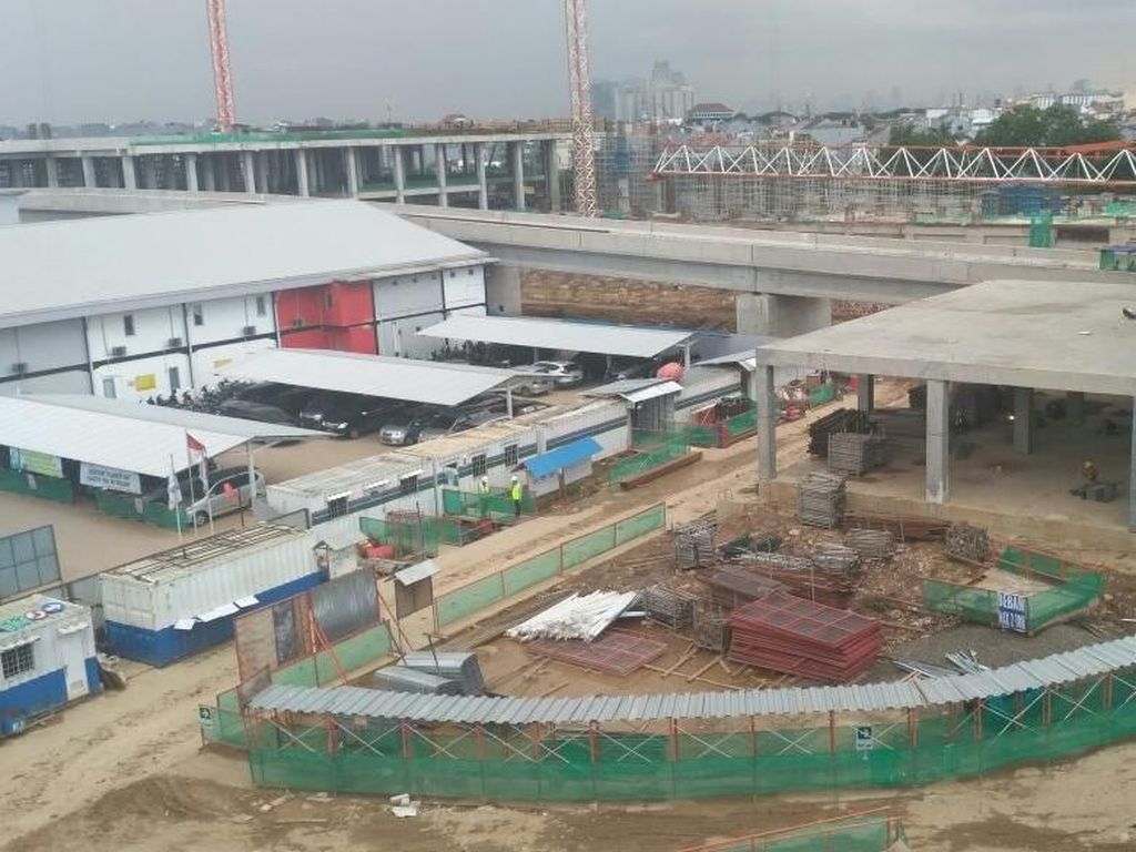Ditargetkan Rampung Juli, Begini Perkembangan Depo LRT Jakarta Ditargetkan Rampung Juli, Begini Perkembangan Depo LRT Jakarta