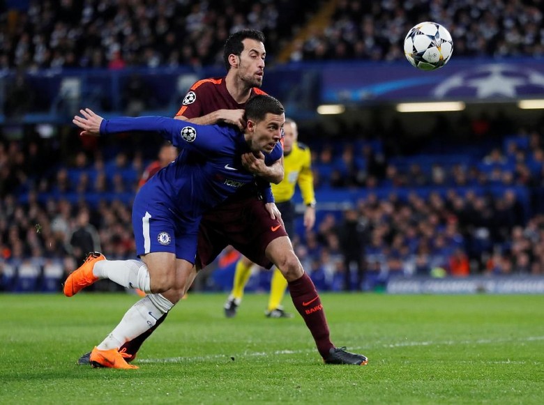 Chelsea vs Barcelona Masih Tanpa Gol Chelsea vs Barcelona Masih Tanpa Gol