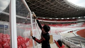 Perbaikan Stadion Utama Gelora Bung Karno Usai Babak Belur