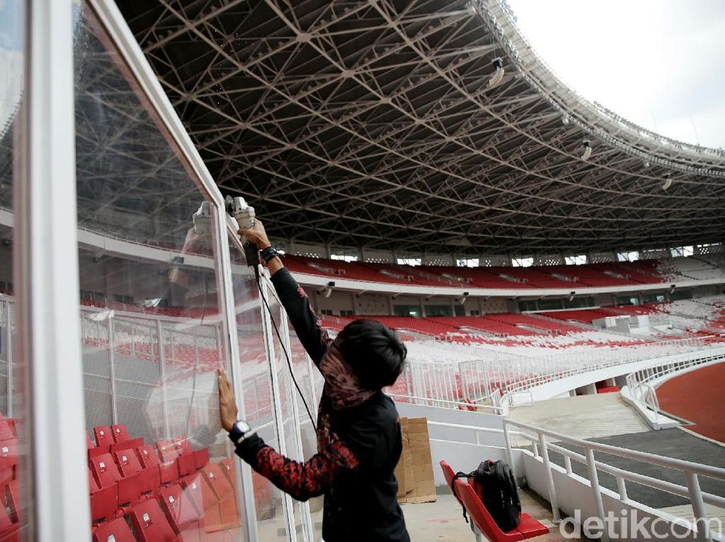 Perbaikan Stadion Utama Gelora Bung Karno Usai Babak Belur Perbaikan Stadion Utama Gelora Bung Karno Usai Babak Belur