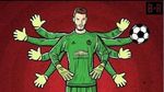 Penyelamatan De Gea dalam Parodi Gambar