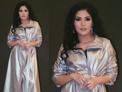 Nindy Ayunda Pakai Coat Dress, Netizen Nyinyir Mirip Jas Hujan