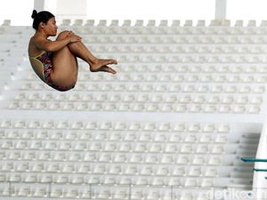 Atlet Pelatnas Loncat Indah Berlatih Keras Jelang Persiapan Asian Games