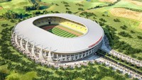Stadion ini akan memiliki kapasitas 40.000 penonton. (Instagram @stadionpapuabangkit)