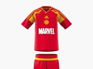 Penampakan Jersey Spesial Adidas-Marvel: Spiderman, Hulk, Iron Man