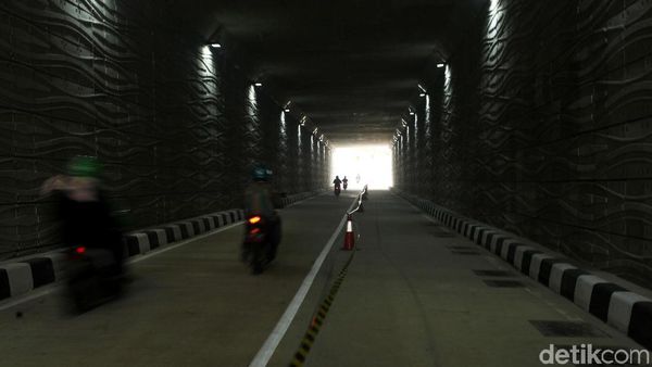 Pengendara Melenggang Mulus di Underpass Kartini