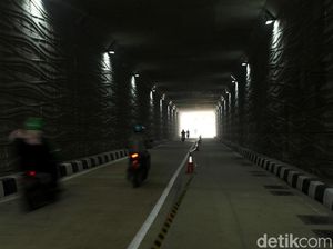 Pengendara Melenggang Mulus di Underpass Kartini Pengendara Melenggang Mulus di Underpass Kartini