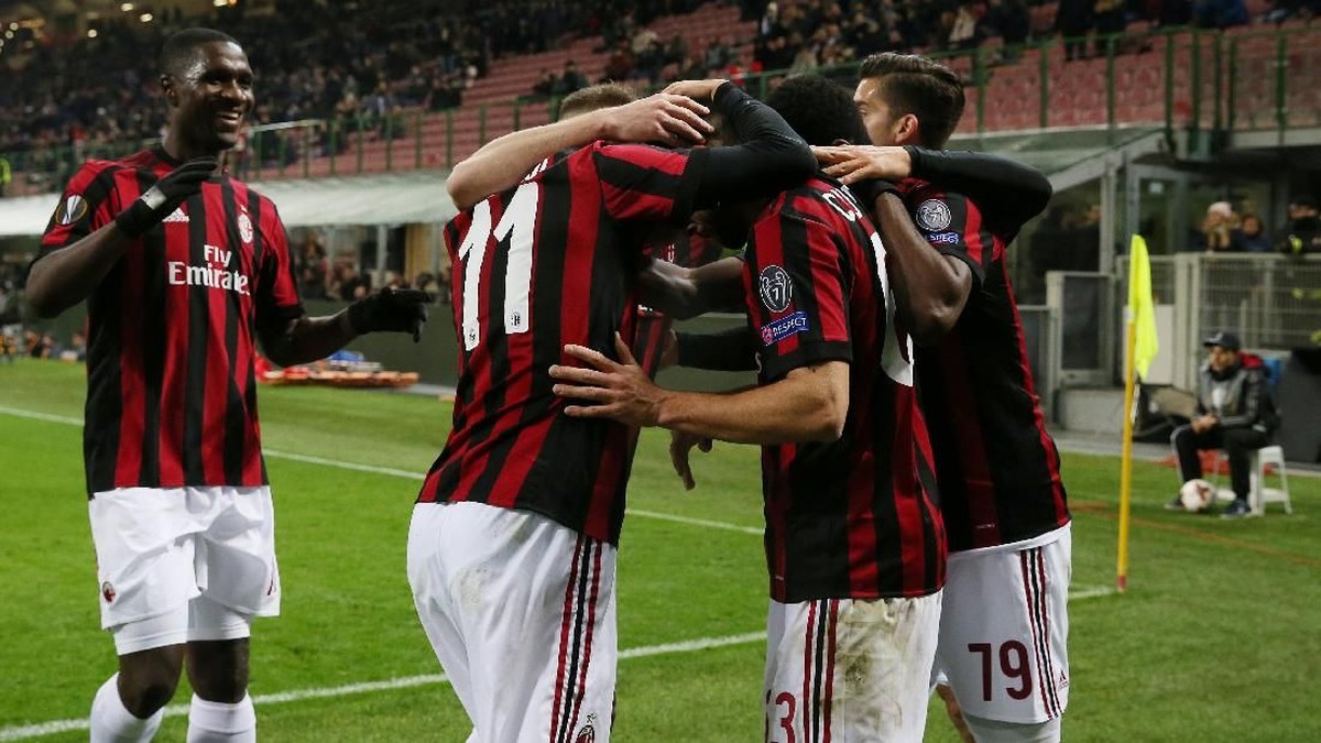AC Milan lolos ke babak 16 besar Liga Europa usai menang tipis atas Ludogorets 1-0 di leg II. (Foto: Tony Gentile/Reuters)