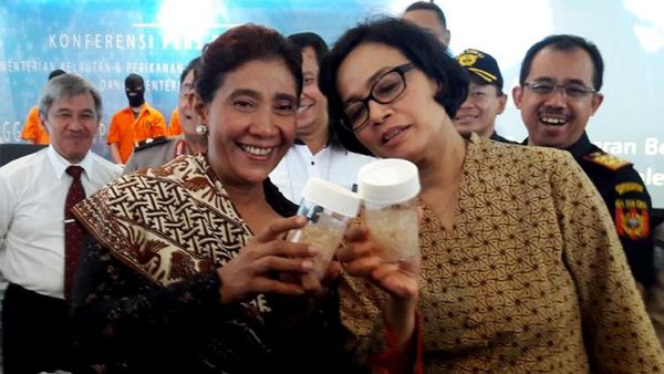 Hebat! Ini Aksi Susi dan Sri Mulyani Berkali-kali Gagalkan Penyelundupan