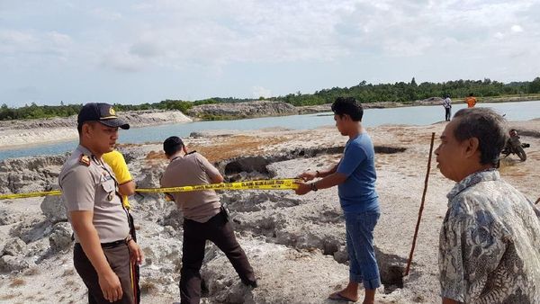 Ini Lokasi Anjing Jadi Santapan Buaya yang Kini Digaris Polisi