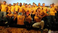 Bhayangkara FC me-launching timnya di Hotel Borobudur, Jakarta, Jumat (23/2/2018).