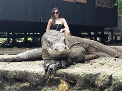 Nia Ramadhani dan Komodo