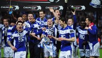 Birmingham City dua kali menjuarai kompetisi ini dengan yang terakhir didapat pada tahun 2011 usai mengalahkan Arsenal di final. (Getty Images)
