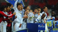 Swansea City pertama kali menjuarai kompetisi ini pada 2012/2013. Ini jadi gelar bergengsi pertama klub itu. Bersama 10 klub lain, Swansea setidaknya pernah sekali menangi Piala Liga Inggris (Getty Images)
