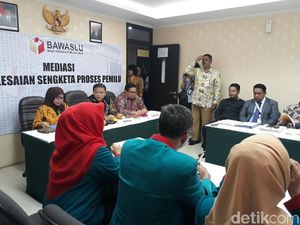 Foto: Mediasi Partai Idaman yang Tak Lolos Pemilu dengan KPU