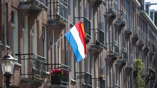 Ilustrasi bendera Belanda
