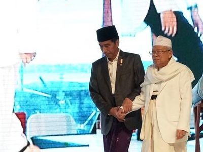 Momen Mesra Jokowi-Maruf Amin hingga Jadi Capres-Cawapres