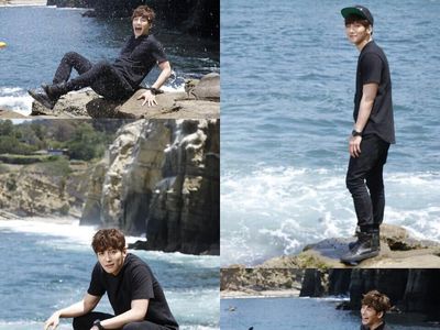 Foto: Aktor Korea Tampan Ji Chang Wook dan Liburan Pantai