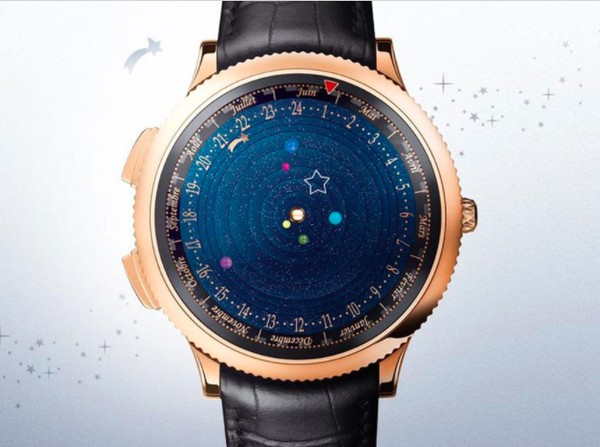 Arloji Astronomical Watch berdesain menarik yang memperlihatkan pergerakan tata surya. Foto: Brightside
