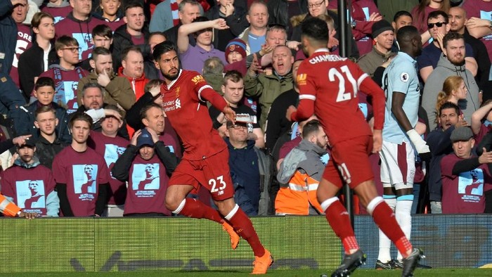 Liverpool Ungguli West Ham 1-0 di Babak Pertama
