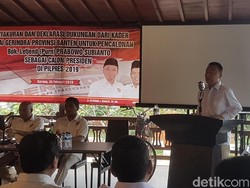 Gerindra Banten Deklarasi Prabowo Capres 2019