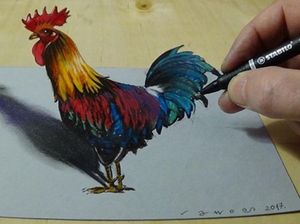 Hebat! Modal Pensil Bisa Tercipta Gambar 3D Seperti Ini