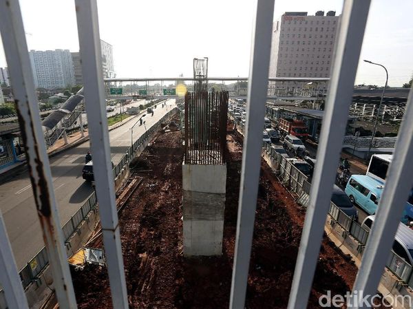 Proyek LRT Sepi Aktivitas