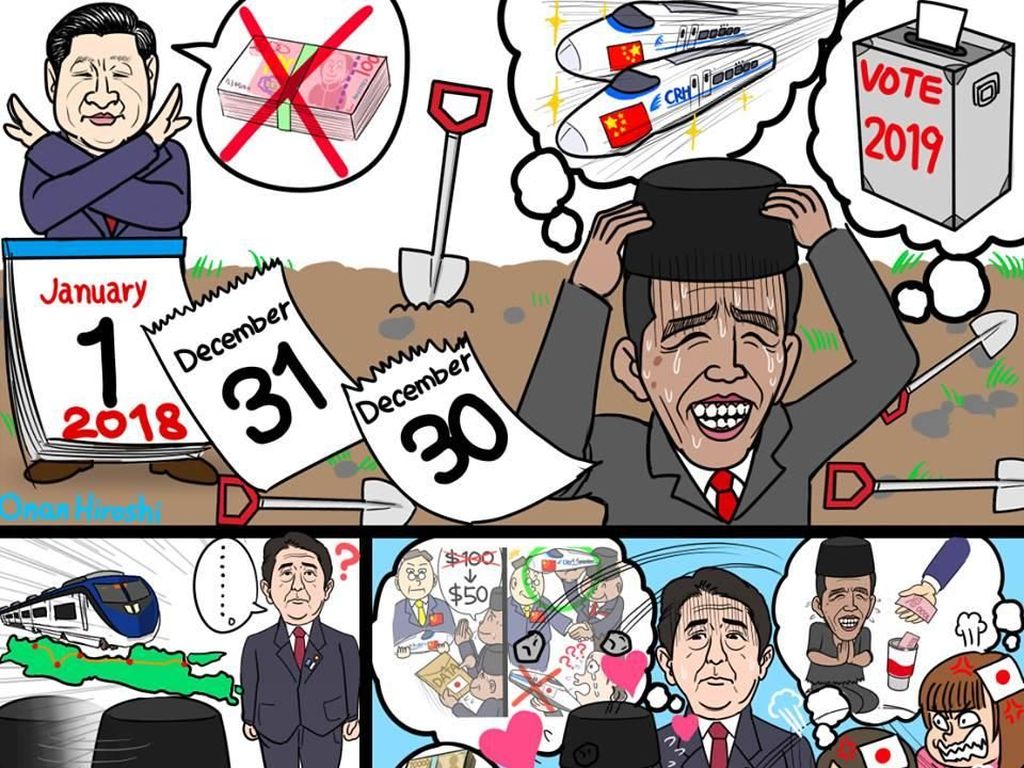 5 Karya Onan Hiroshi Komikus Jepang yang Sindir Jokowi dan Indonesia