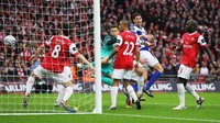 Sebelum tahun ini, kali terakhir Arsenal maju ke final Piala Liga Inggris adalah tahun 2011 lalu, saat dikalahkan Birmingham City di Wembley. Skornya? 1-2 untuk Birmingham. (Foto: Alex Livesey/Getty Images)