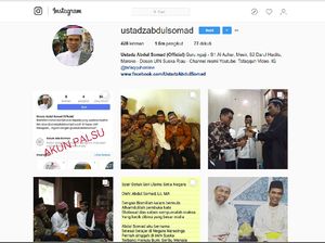 Sempat Di-Suspend, Akun Instagram Ustaz Somad Sudah Kembali Aktif