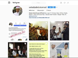 Sempat Di-Suspend, Akun Instagram Ustaz Somad Sudah Kembali Aktif