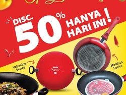 Hanya Hari Ini! Wajan Maxim Diskon 50% di Transmart Carrefour