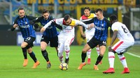 Inter menjamu Benevento di Giuseppe Meazza dalam partai giornata ke-26 Serie A. (Foto: Massimo Pinca/REUTERS)