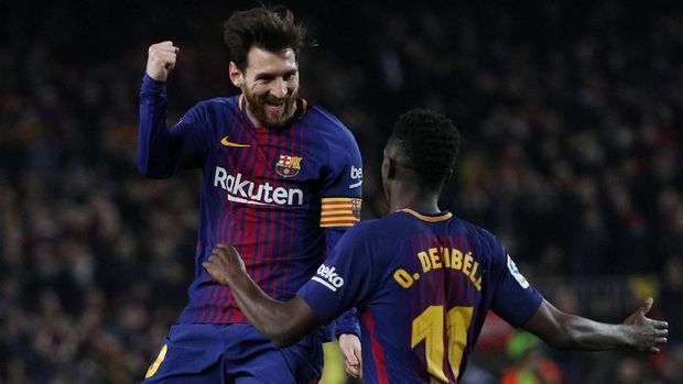 Ousmane Dembele mengaku sudah lama memimpikan bisa berada satu tim dengan Lionel Messi.