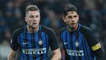Foto: Situasi Bola Mati yang Berujung Dua Gol Kemenangan Inter