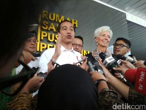 Ajak Bos IMF ke RSPP, Jokowi Pamer Manfaat Kartu Indonesia Sehat
