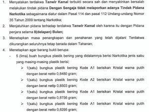 Bikin Kaget! Kurir 4 Kg Sabu di Palembang Hanya Dibui 8 Bulan