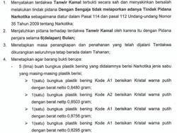 Bikin Kaget! Kurir 4 Kg Sabu di Palembang Hanya Dibui 8 Bulan