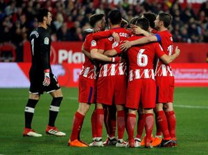 Griezmann Hat-trick, Atletico Lumat Sevilla 5-2